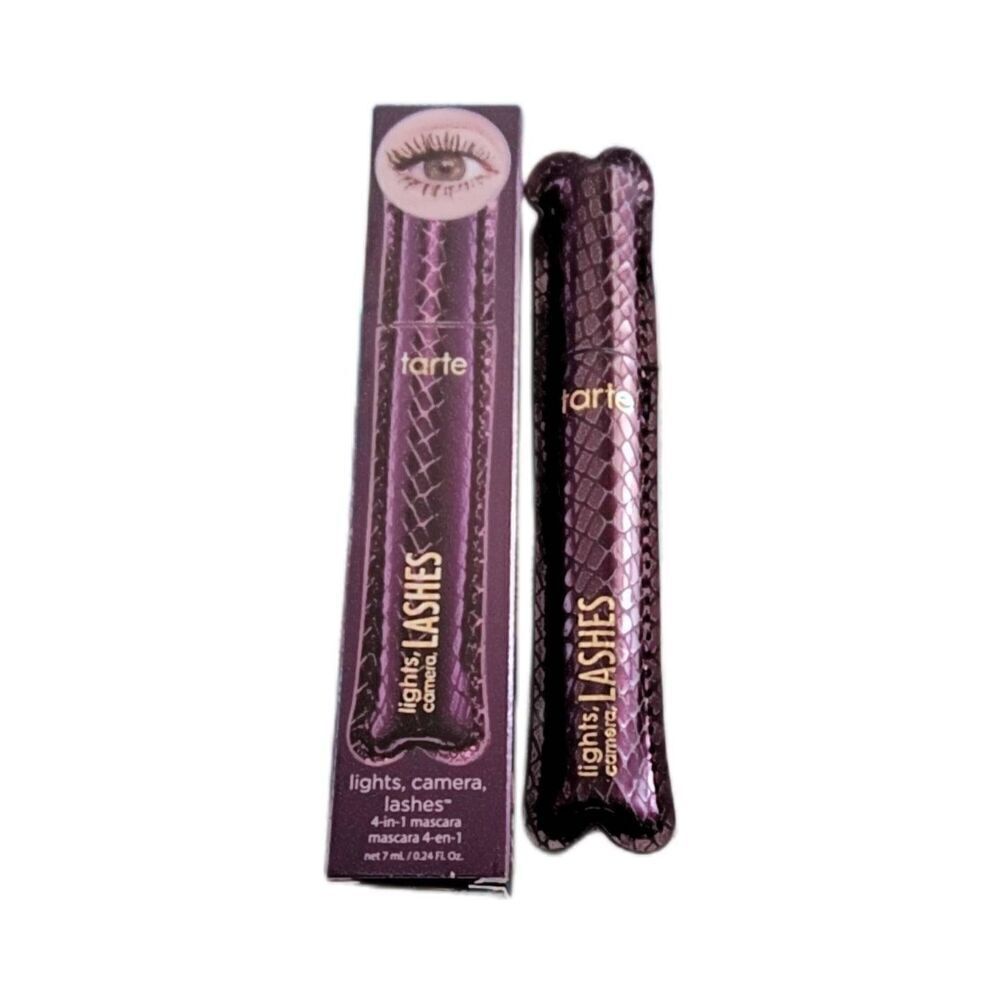 NIB~TARTE COSMETICS Lights Camera Lashes 4-in-1 Mascara in Black